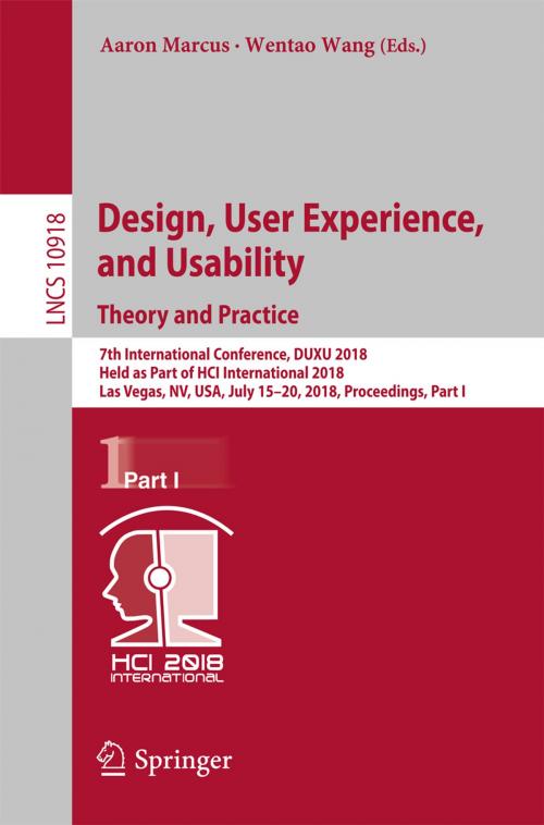 Cover of the book Design, User Experience, and Usability: Theory and Practice by , Springer International Publishing