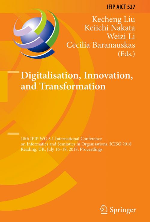 Cover of the book Digitalisation, Innovation, and Transformation by , Springer International Publishing