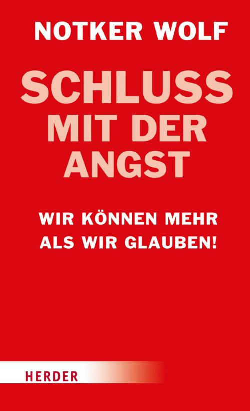 Cover of the book Schluss mit der Angst by Notker Wolf, Simon Biallowons, Verlag Herder