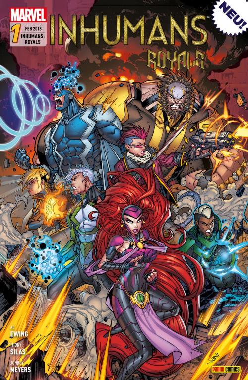 Cover of the book Inhumans: Royals 1 - Die Zukunft wartet nicht by Al Ewing, Marvel bei Panini Comics