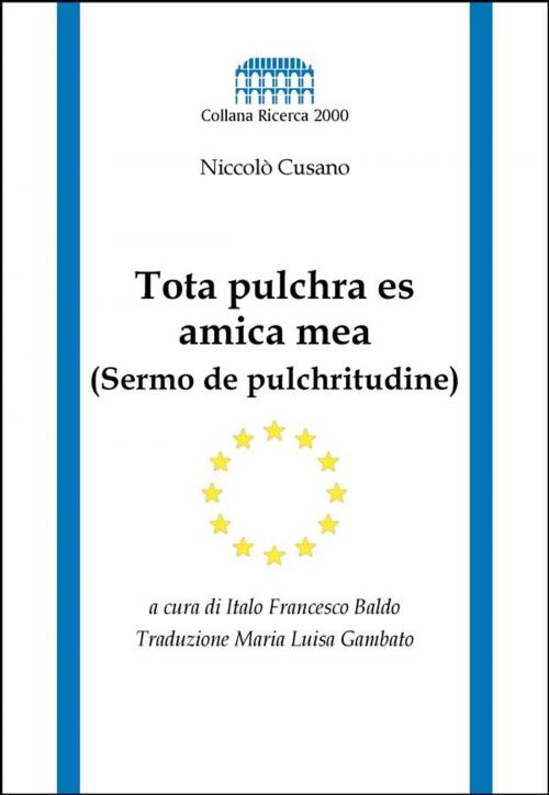 Cover of the book Tota pulchra es amica mea by Niccolò Cusano, Editrice Veneta