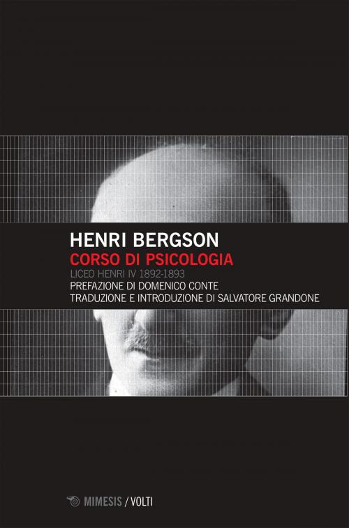 Cover of the book Corso di psicologia by Henri Bergson, Mimesis Edizioni