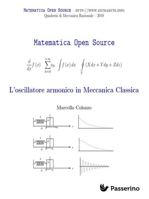 Cover of the book L'oscillatore armonico in meccanica classica by Marcello Colozzo, Passerino