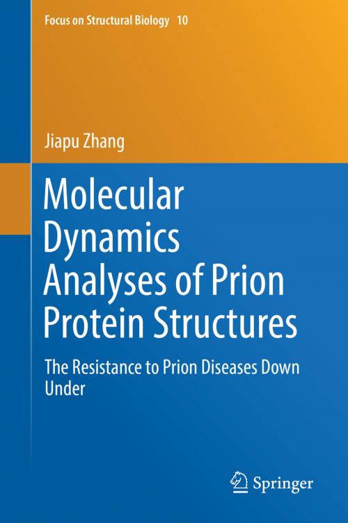 Cover of the book Molecular Dynamics Analyses of Prion Protein Structures by Jiapu Zhang, Springer Singapore