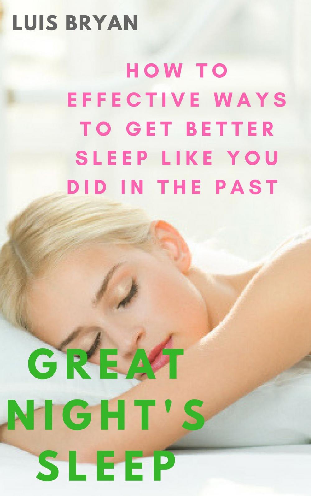 Big bigCover of Great Night's Sleep