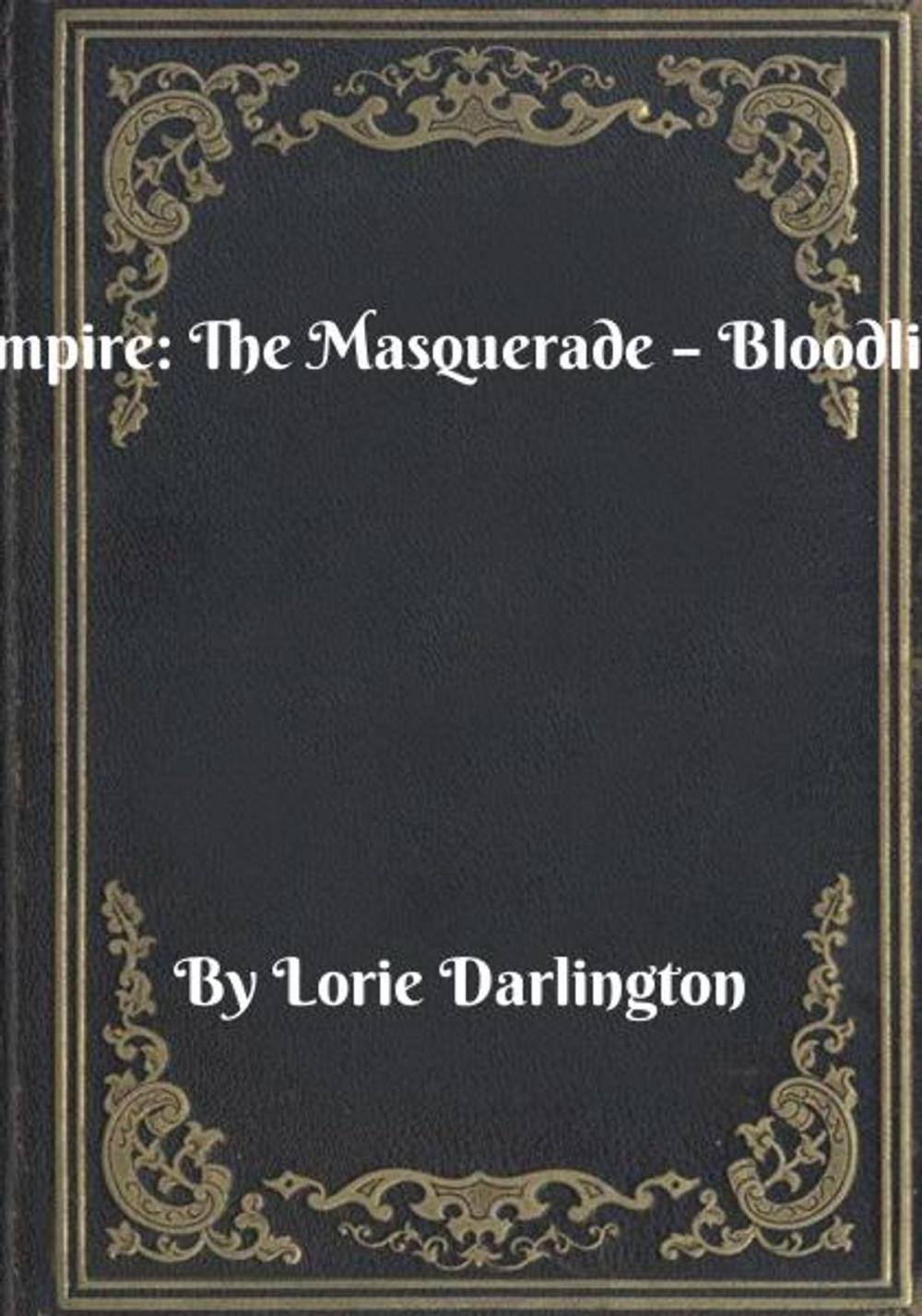 Big bigCover of Vampire: The Masquerade – Bloodlines