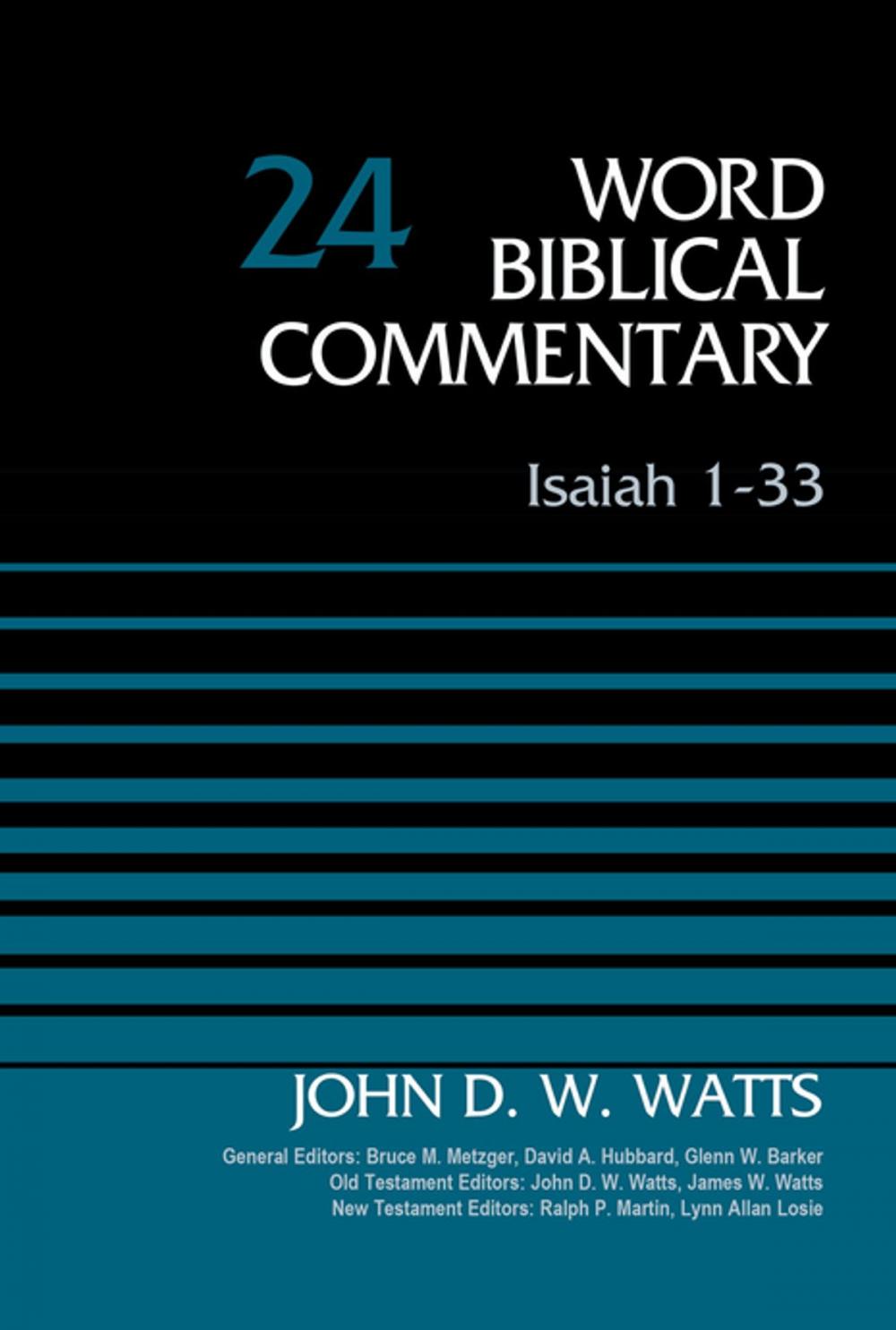 Big bigCover of Isaiah 1-33, Volume 24
