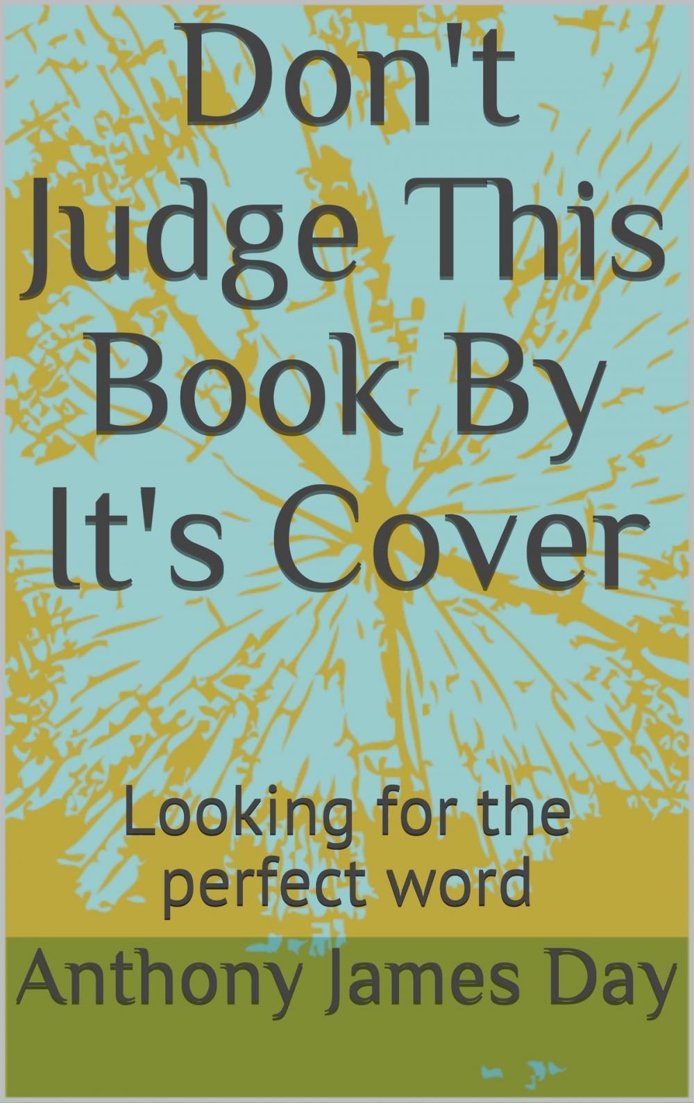 Big bigCover of Don't Judge This Book By It's Cover: Looking for the perfect word