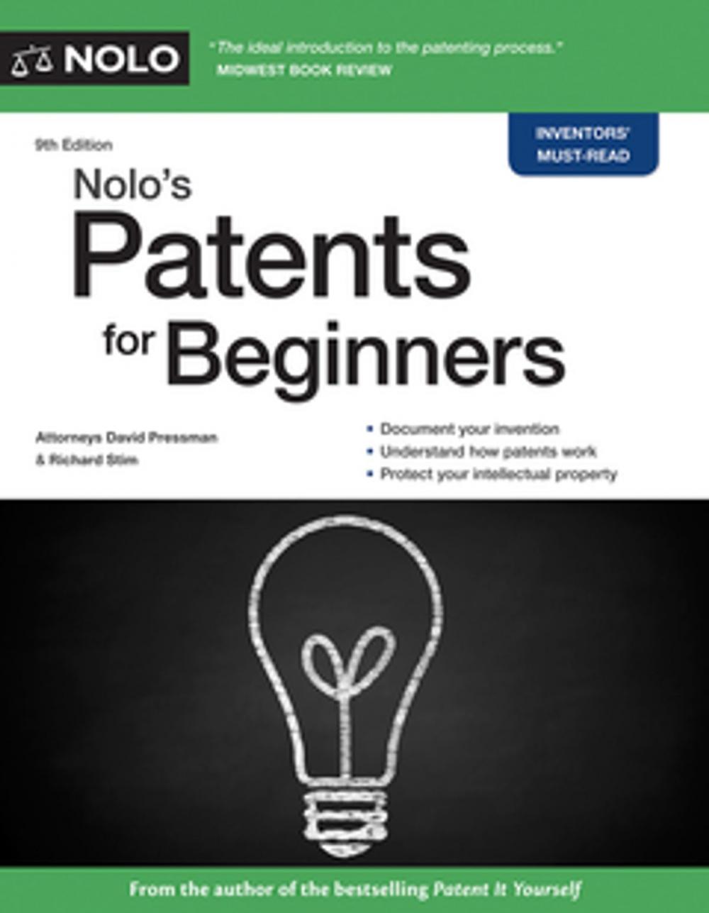 Big bigCover of Nolo's Patents for Beginners