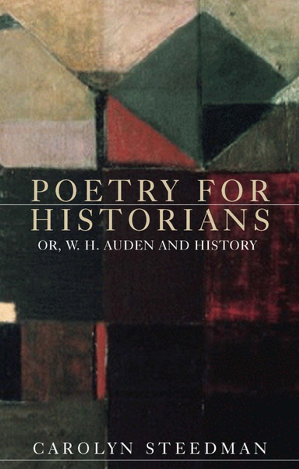Big bigCover of Poetry for historians