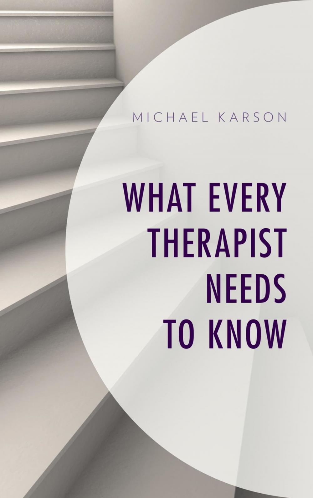 Big bigCover of What Every Therapist Needs to Know