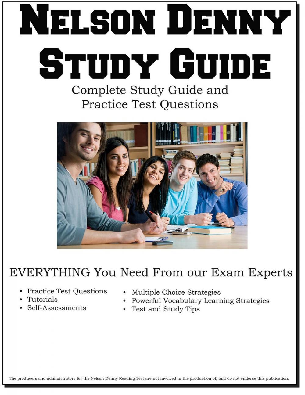 Big bigCover of Nelson Denny Study Guide - Complete Study Guide and Practice Test Questions