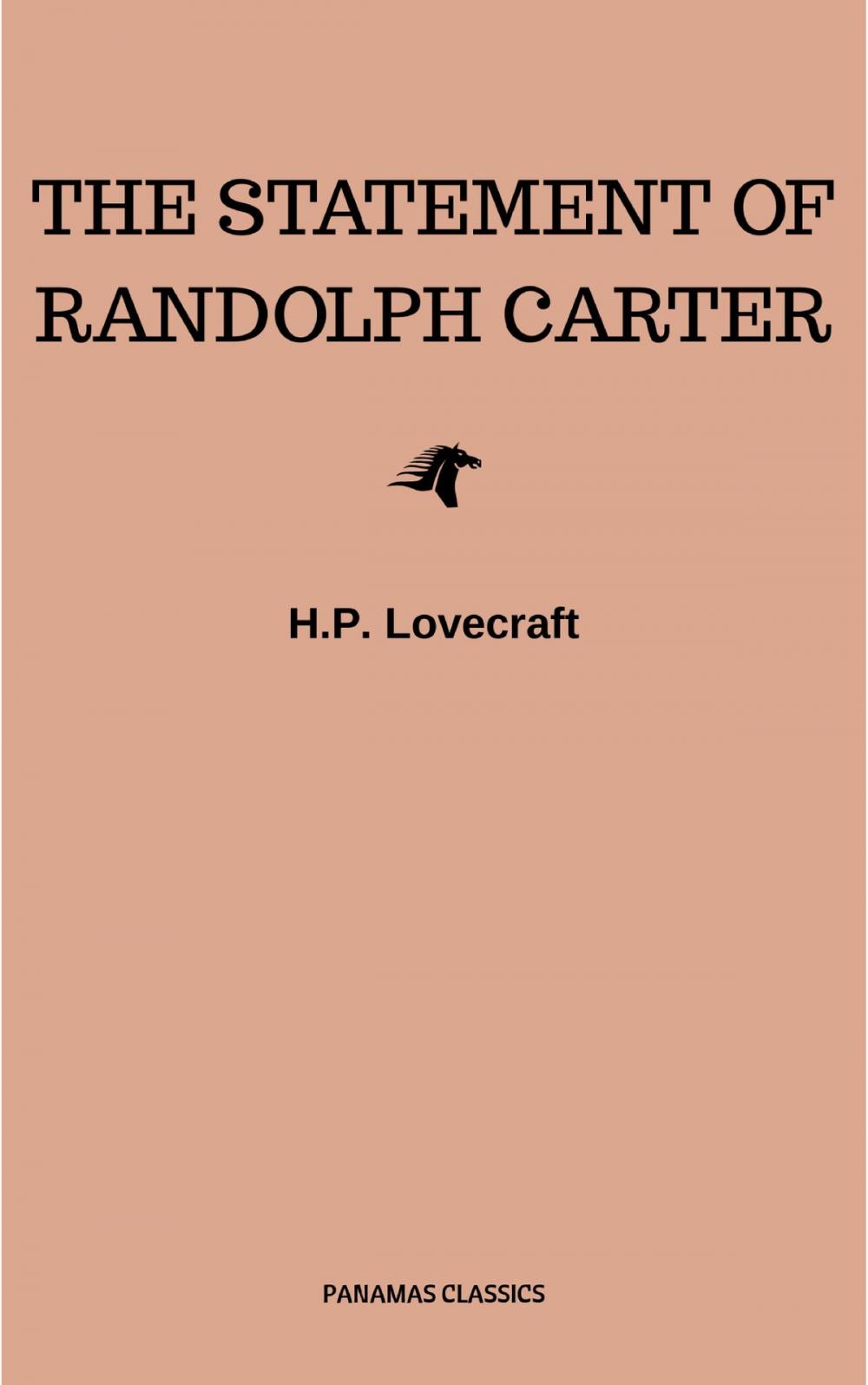 Big bigCover of The Statement of Randolph Carter