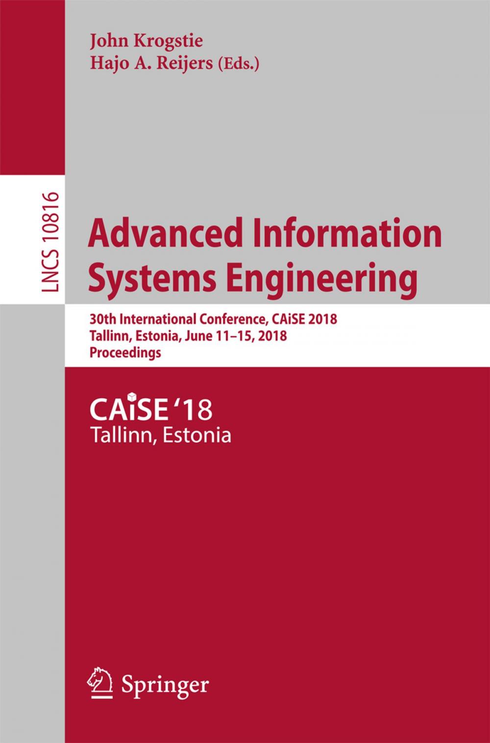 Big bigCover of Advanced Information Systems Engineering