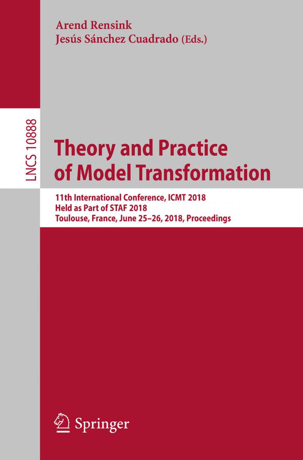 Big bigCover of Theory and Practice of Model Transformation