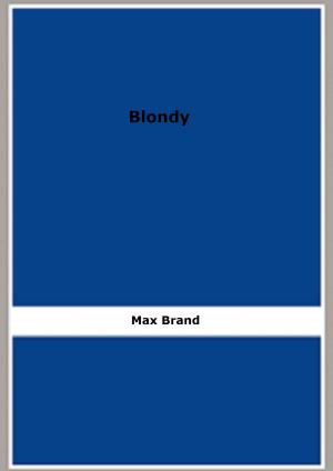Cover of the book Blondy by Charles Kingston
