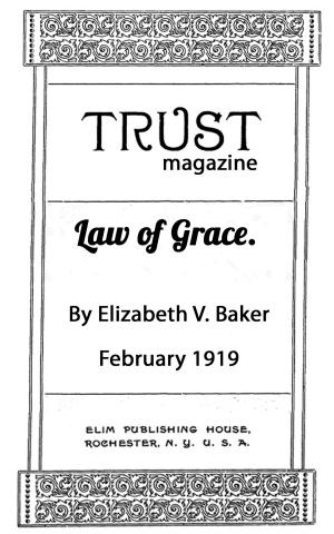 Cover of Law and Grace