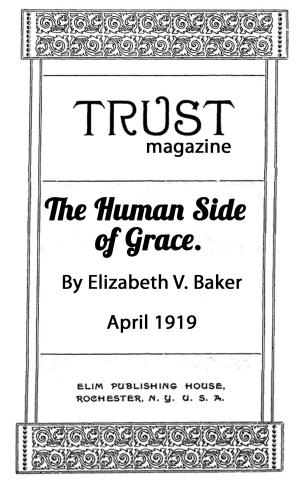 Book cover of The Human Side of Grace