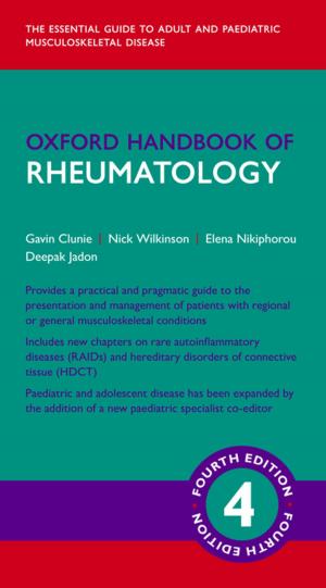 Cover of the book Oxford Handbook of Rheumatology by Joseph A. Selling