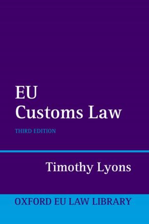 Cover of the book EU Customs Law by John Barton