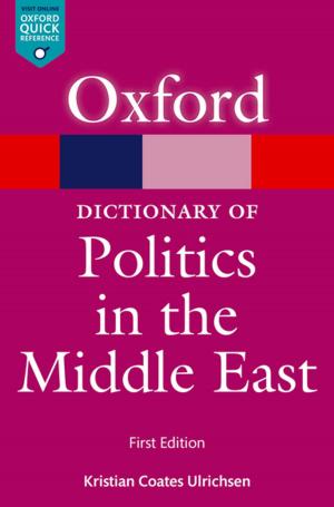 Cover of the book A Dictionary of Politics in the Middle East by Richard Swinburne