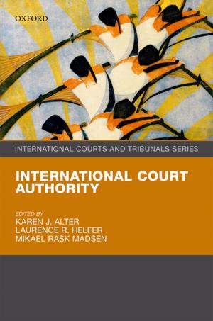 Book cover of International Court Authority