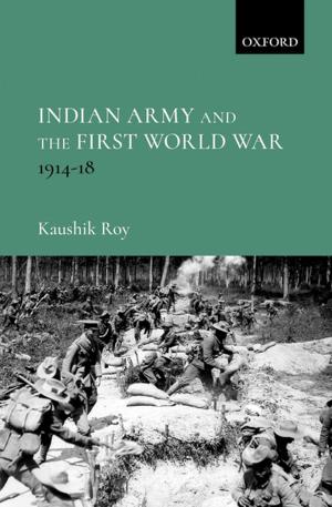 Book cover of Indian Army and the First World War