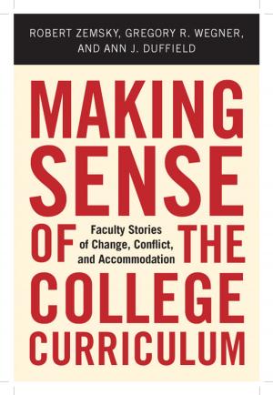 Cover of the book Making Sense of the College Curriculum by Steven Shaviro