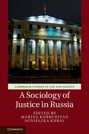bigCover of the book A Sociology of Justice in Russia by 