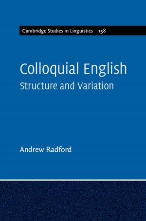 Book cover of Colloquial English