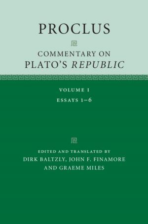 Book cover of Proclus: Commentary on Plato's Republic: Volume 1