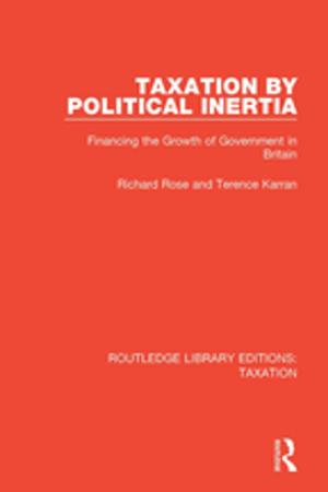 Cover of the book Taxation by Political Inertia by H.J. Eysenck, S. Rachman