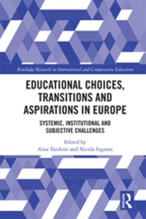 Cover of the book Educational Choices, Transitions and Aspirations in Europe by Colin Sage