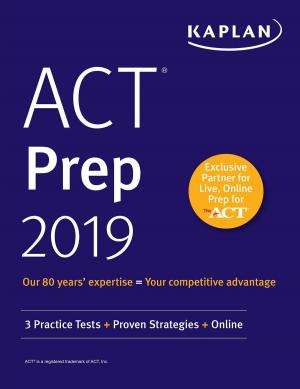 Cover of the book ACT Prep 2019 by Kaplan Medical