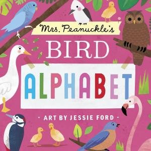Book cover of Mrs. Peanuckle's Bird Alphabet