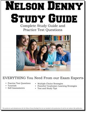 Book cover of Nelson Denny Study Guide - Complete Study Guide and Practice Test Questions