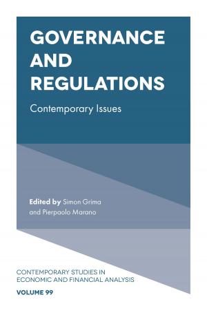 Cover of the book Governance and Regulations by George R. Goethals, Scott T. Allison