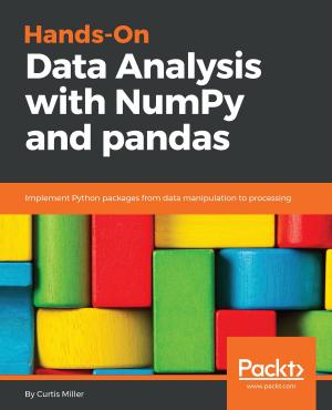 Book cover of Hands-On Data Analysis with NumPy and pandas