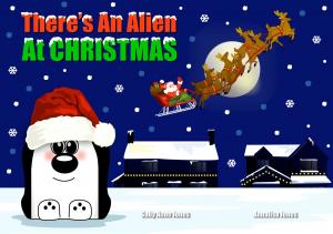 Cover of the book There's An Alien At Christmas by Sally Jones