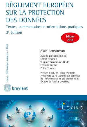 Cover of the book Règlement européen sur la protection des données by Gérard Aivo, Stéphane Doumbé-Billé, Robert Kolb