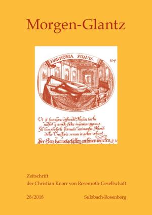 Cover of the book Morgen-Glantz 28 (2018) by Nicolas Patin, Dominique Pinsolle