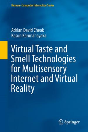 Cover of the book Virtual Taste and Smell Technologies for Multisensory Internet and Virtual Reality by Renier Engelbrecht