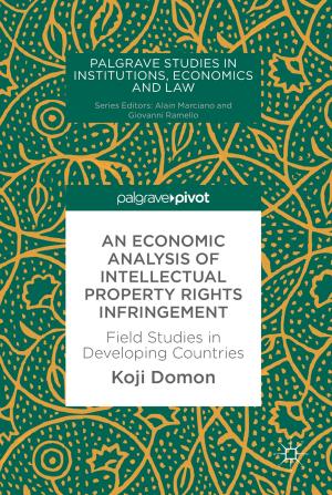 Cover of the book An Economic Analysis of Intellectual Property Rights Infringement by 