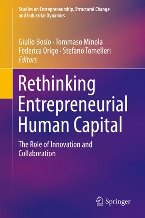 Cover of the book Rethinking Entrepreneurial Human Capital by Rakesh Kumar Maurya