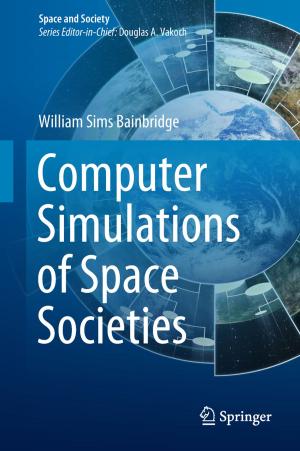 Cover of the book Computer Simulations of Space Societies by Edward Bryant