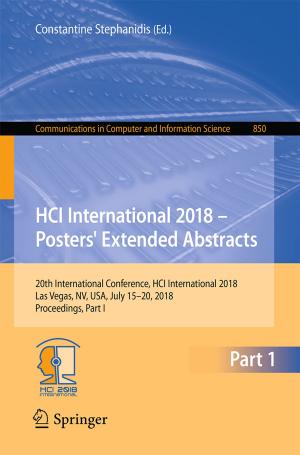 Cover of HCI International 2018 – Posters' Extended Abstracts