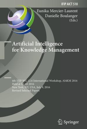 Cover of the book Artificial Intelligence for Knowledge Management by Charu C. Aggarwal