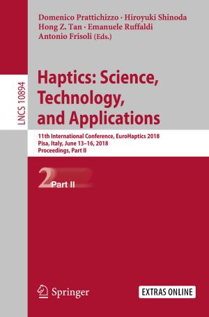 Cover of Haptics: Science, Technology, and Applications