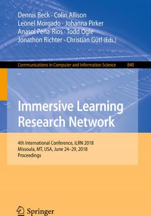 Cover of the book Immersive Learning Research Network by Alireza Rezvanian, Ali Mohammad Saghiri, Seyed Mehdi Vahidipour, Mehdi Esnaashari, Mohammad Reza Meybodi