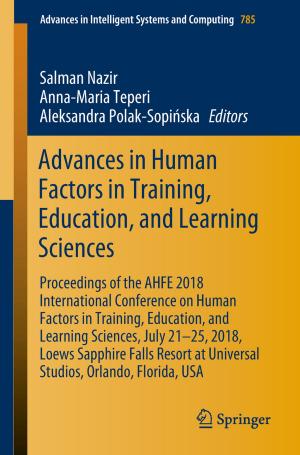 Cover of the book Advances in Human Factors in Training, Education, and Learning Sciences by Gunnar Eliasson